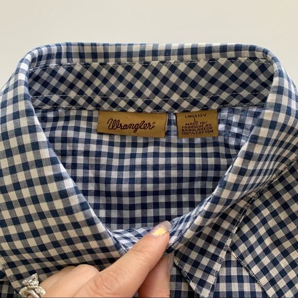 Via Penny Lane Reworked Apparel | Ice Cube Tie Dye Gingham Button Down Shirt - Picture 5 of 9